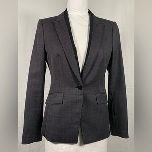 Hugo Boss Black Micro-Dot Blazer | Tailored One-Button Jacket | 98% Wool